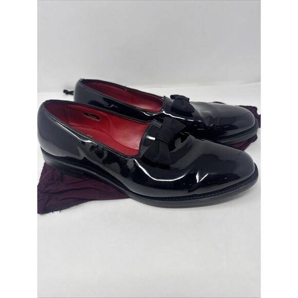 Allen Edmonds Black Patent Leather Formal Dress Shoes Tuxedo Bow Tie SZ 11.5 EE main image 6